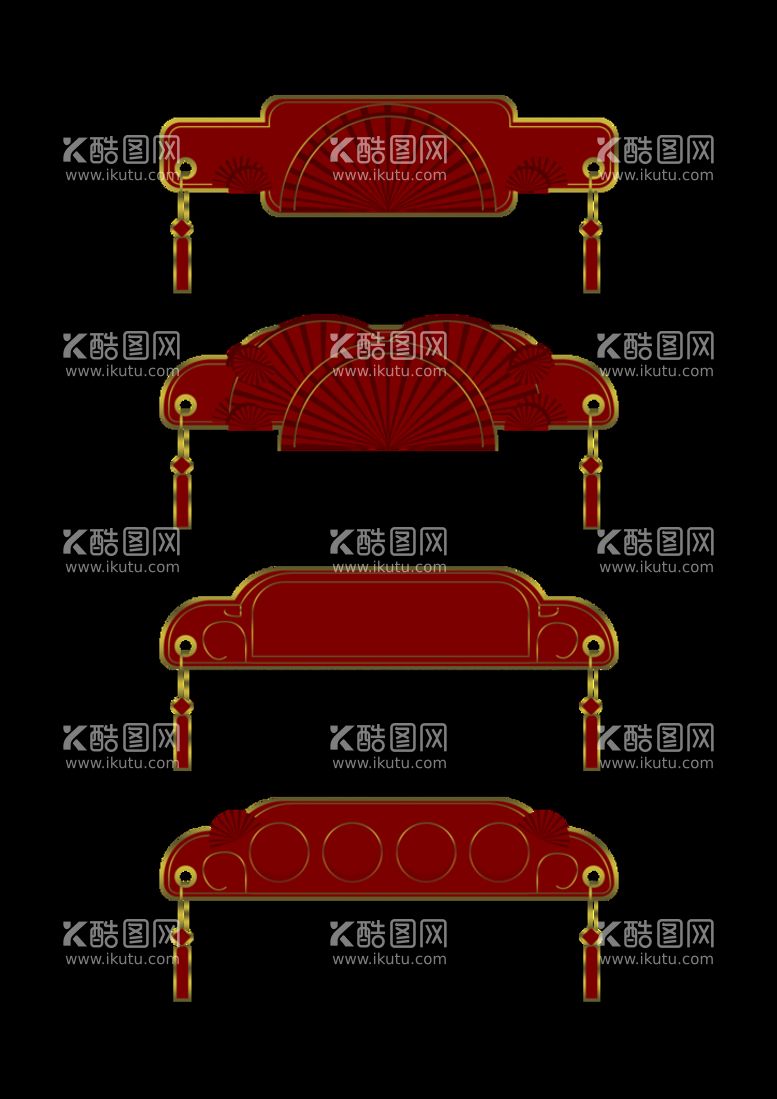 编号：20356910111500124802【酷图网】源文件下载-国潮边框  