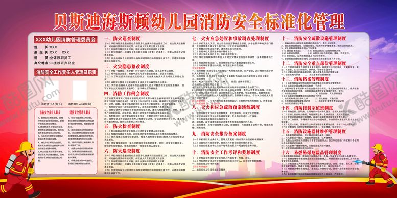 编号：30491809240917370549【酷图网】源文件下载-消防展板