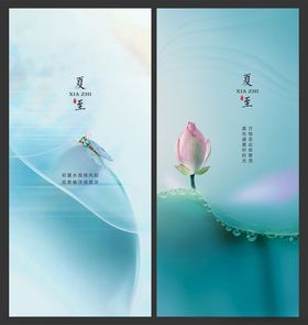 夏至插画荷花