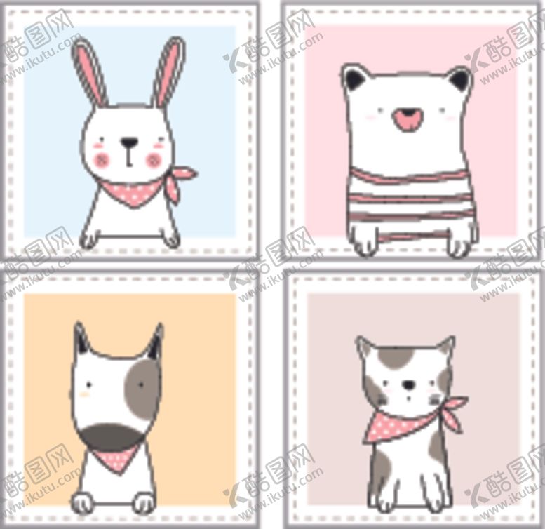 编号：24523709270542045484【酷图网】源文件下载-卡通动物