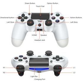 PS4无线手柄白色手柄尺寸