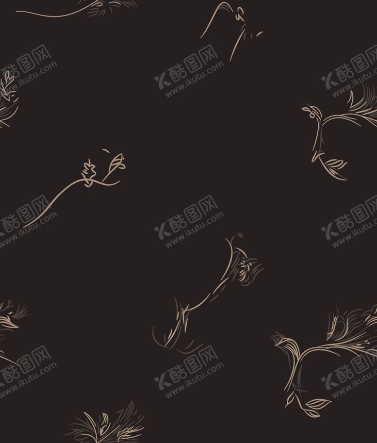 编号：23304802050229179672【酷图网】源文件下载-线条花小碎花