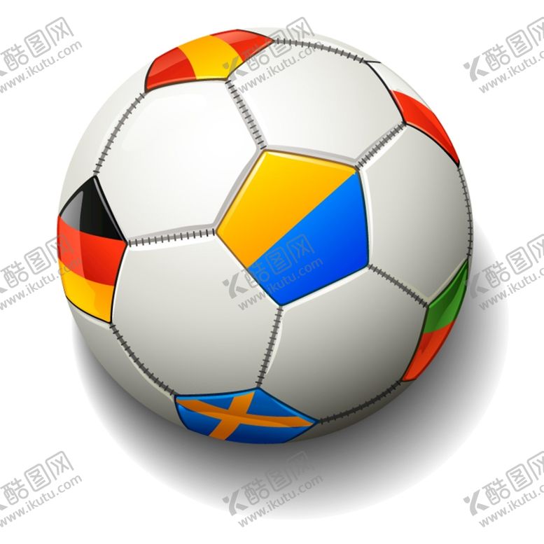 编号：41708209121542102057【酷图网】源文件下载-彩色足球