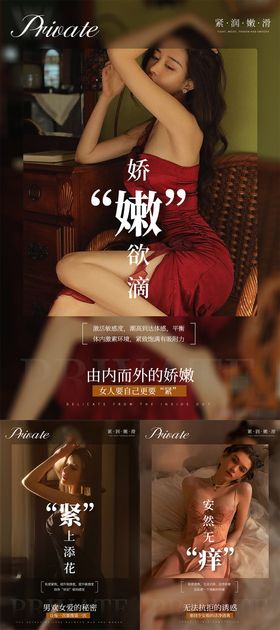 医美私密宣传海报