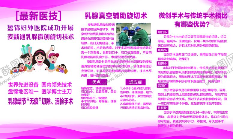 编号：91153910190012472788【酷图网】源文件下载-医院粉色展板
