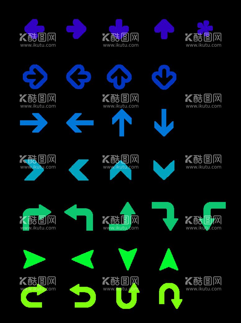 编号：76143510190106061790【酷图网】源文件下载-箭头