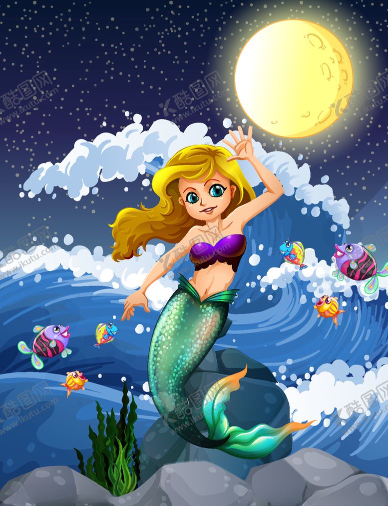 编号：98151610150244183468【酷图网】源文件下载-美人鱼