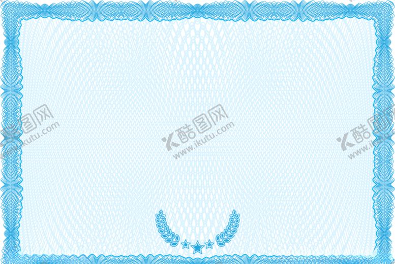 编号：10518510220001422355【酷图网】源文件下载-证书边框图案线条
