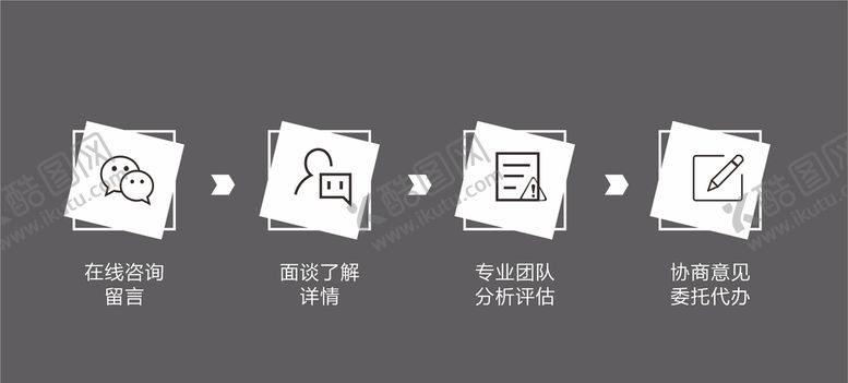 编号：40837210262035263560【酷图网】源文件下载-服务流程小图标