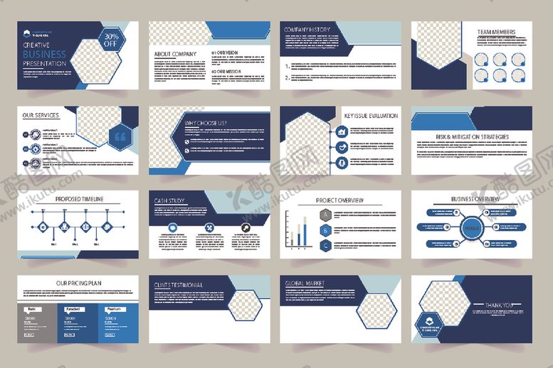 编号：13452310310029347244【酷图网】源文件下载-商务画册模板