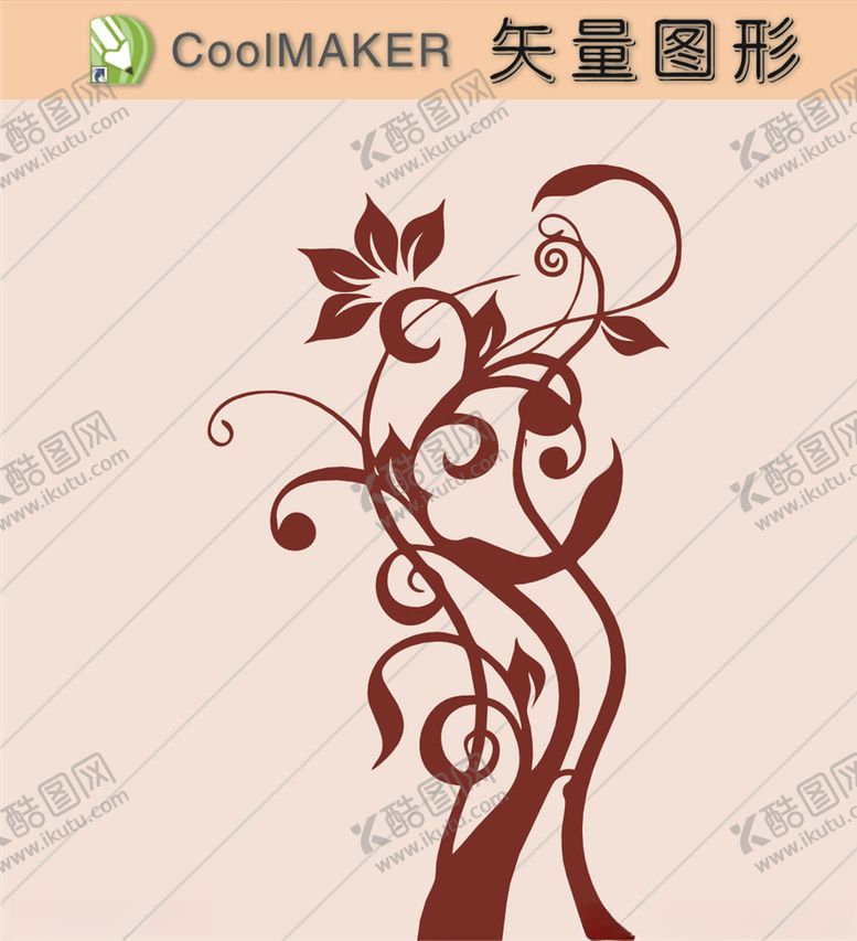 编号：52940109111459436758【酷图网】源文件下载-花草剪纸花草壁纸简洁手绘