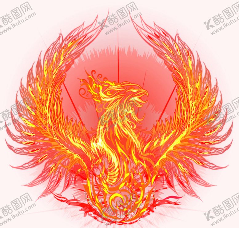 编号：41547604181743591042【酷图网】源文件下载-手绘水彩凤凰