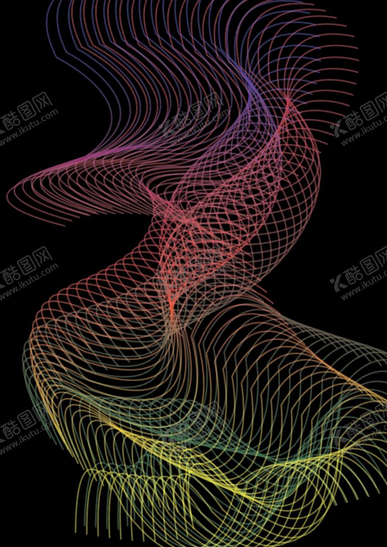 编号：42299402030638126927【酷图网】源文件下载-科技风线条