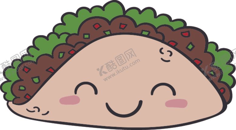 编号：53061110311950058870【酷图网】源文件下载-卡哇伊美食