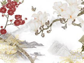 春晴花鸟