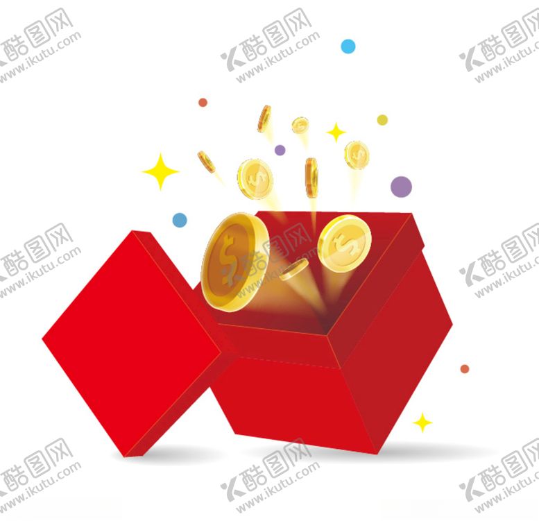 编号：65029009141441485319【酷图网】源文件下载-金币礼盒