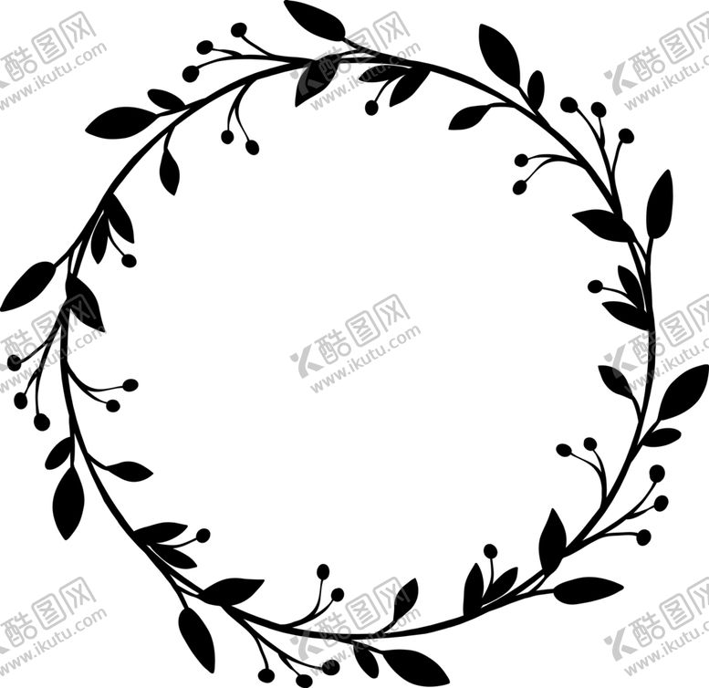 编号：87659009161313295440【酷图网】源文件下载-圆形花环