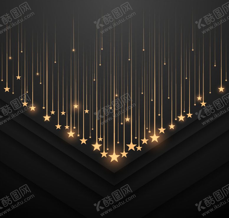 编号：27883107071913302774【酷图网】源文件下载-金色星星背景