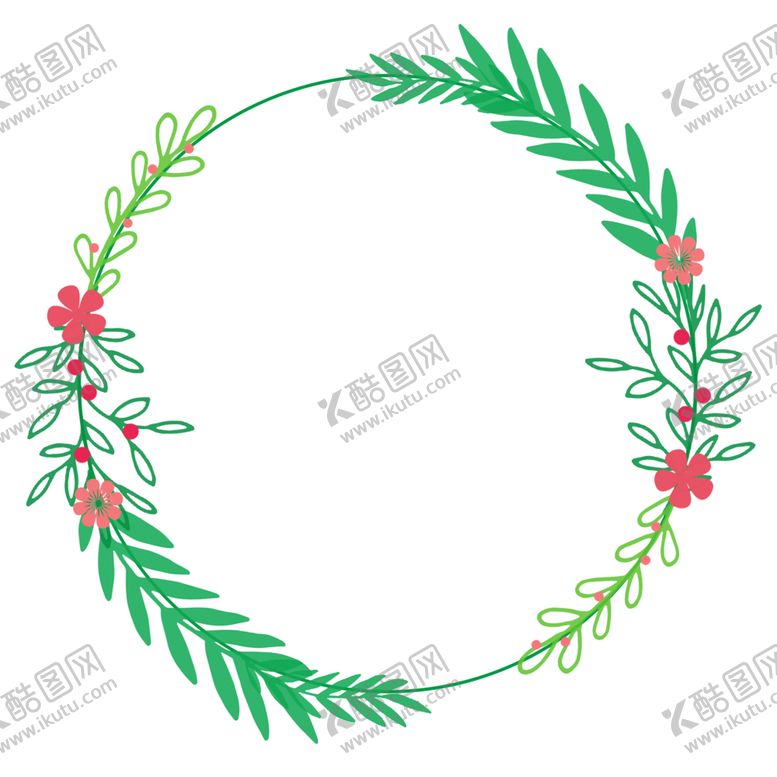 编号：10035405150644332085【酷图网】源文件下载-植物花边