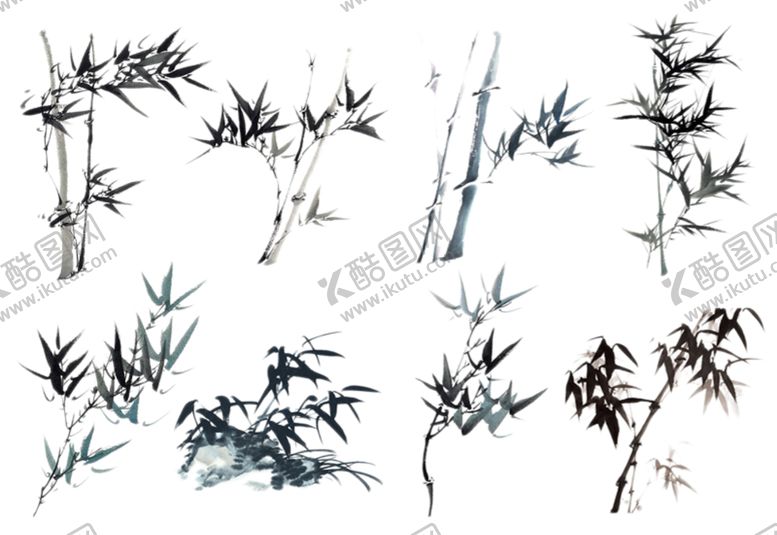 编号：62643205011857281456【酷图网】源文件下载-水墨竹子