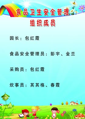 食品安全管理组织成员
