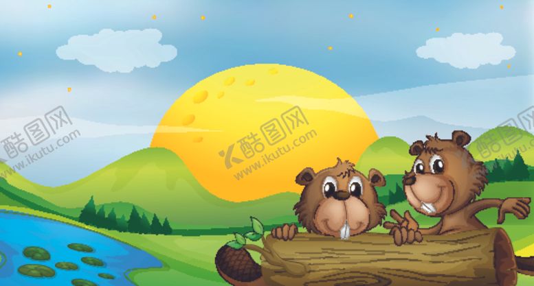 编号：76688909141720114216【酷图网】源文件下载-卡通熊插画