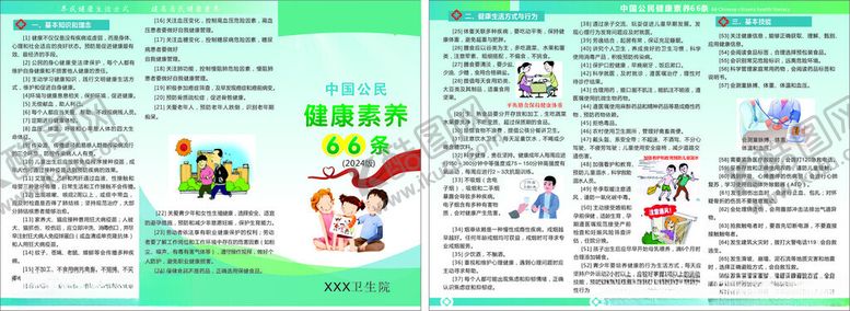 编号：95336703072039404157【酷图网】源文件下载-健康素养66条