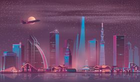 城市夜景