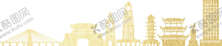 编号：12950204171617137518【酷图网】源文件下载-建筑物复古金色宝塔城门