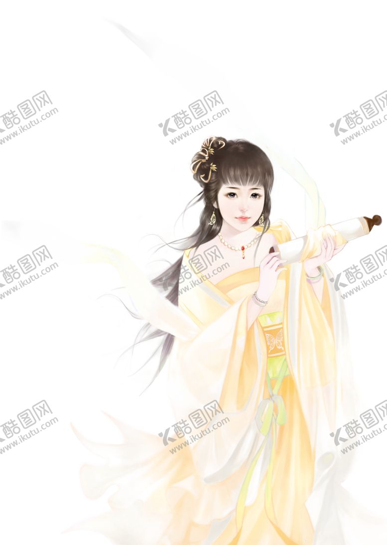 编号：92946704171844584345【酷图网】源文件下载-古典美女