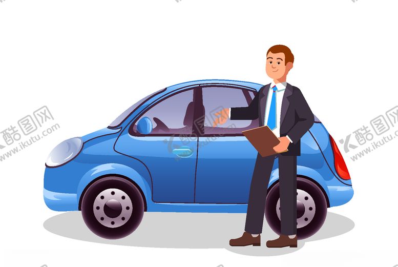 编号：14032610091129355740【酷图网】源文件下载-卡通售车人员元素