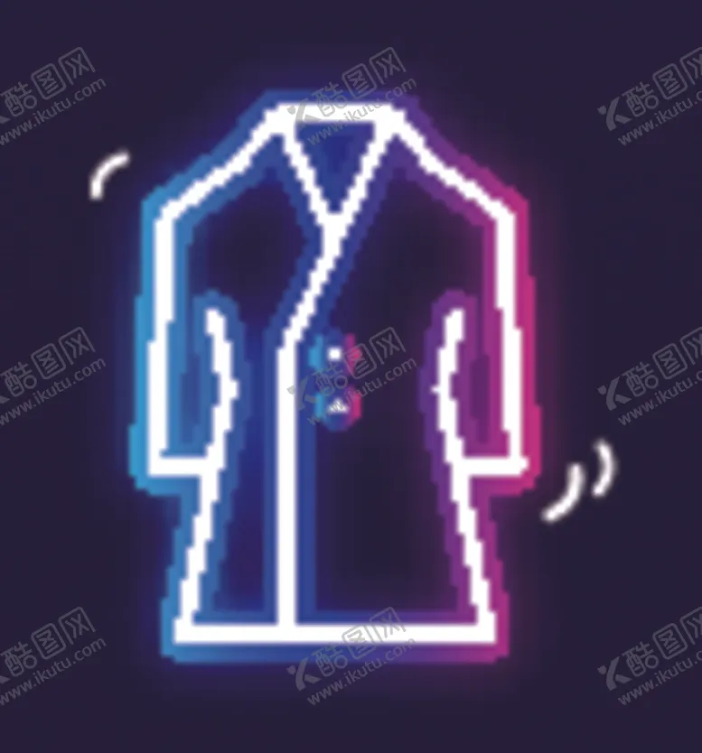 编号：67579306191015178602【酷图网】源文件下载-霓虹灯大衣