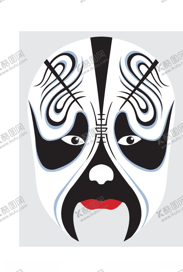 编号：92440910050807057787【酷图网】源文件下载-中国风传统京剧脸谱