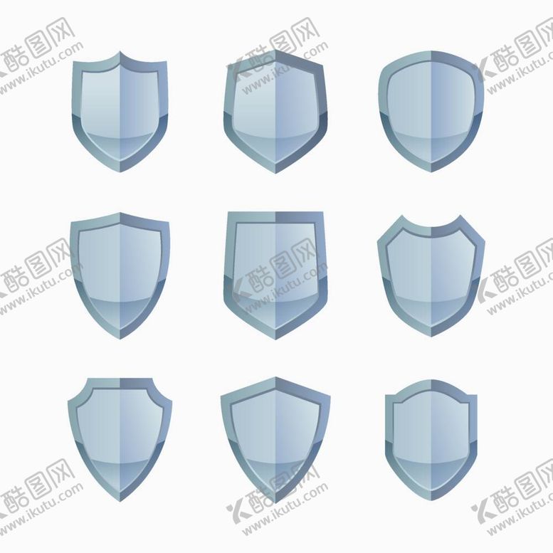 编号：45842412061442284850【酷图网】源文件下载-金属盾牌图标