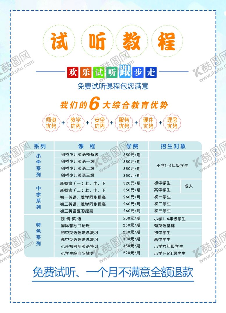 编号：72974307082113296974【酷图网】源文件下载-英语培训海报