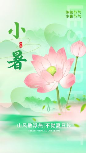 二十四节气小暑海报大24