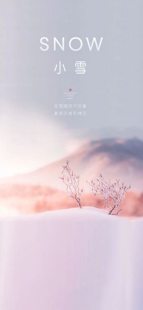 小雪冬至立冬大