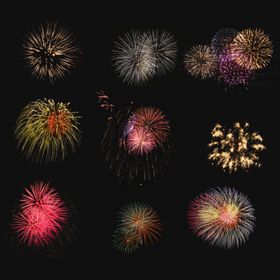烟花免抠素材