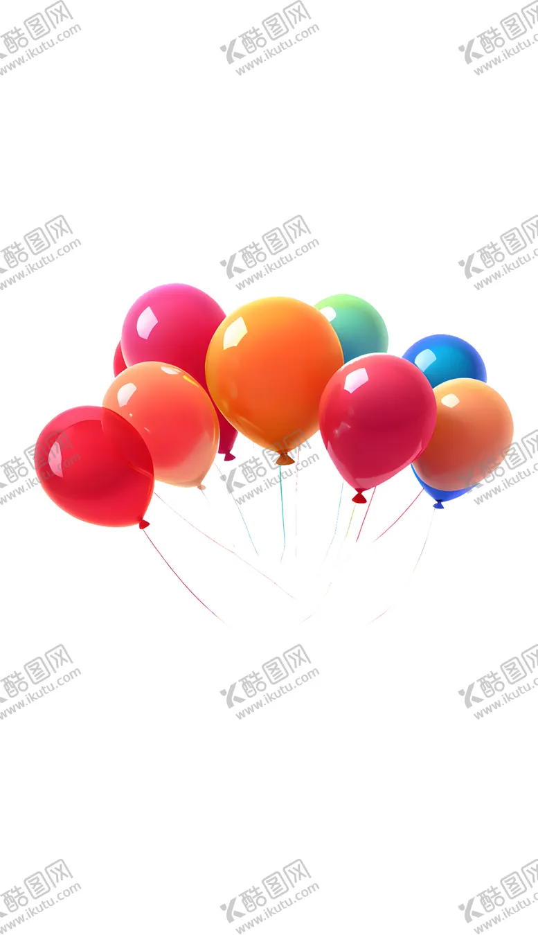 编号：74044501262010563822【酷图网】源文件下载-气球装饰飞天飞舞七彩色吹气