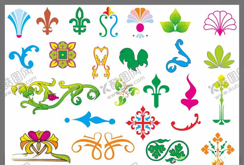 编号：11787510300106001381【酷图网】源文件下载-传统图案花纹角花边框