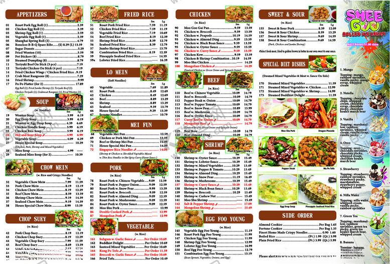 编号：63650904250827416383【酷图网】源文件下载-多样美食菜单设计模板