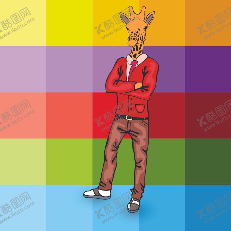 编号：27149110182245395653【酷图网】源文件下载-抽象动物