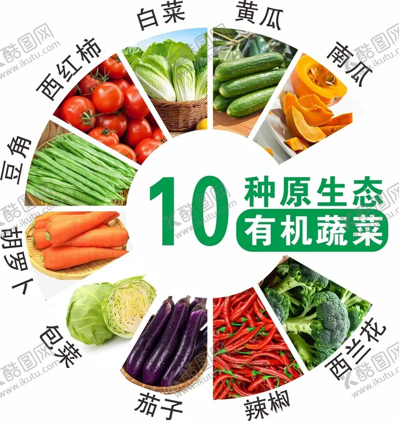 编号：27621101311259266817【酷图网】源文件下载-有机蔬菜
