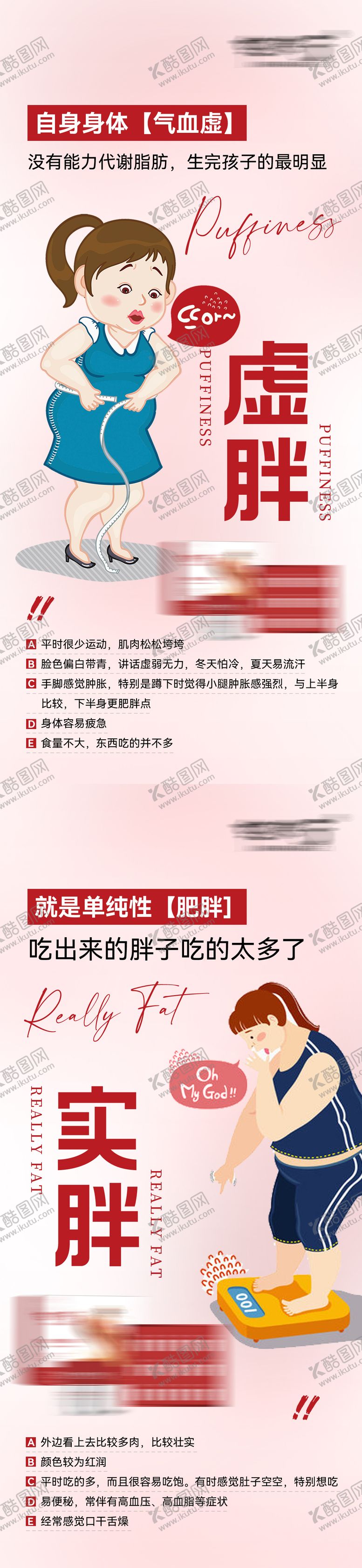 编号：56635408111022173504【酷图网】源文件下载-减肥实胖虚胖海报