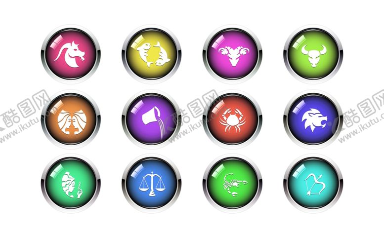 编号：49630509110054567732【酷图网】源文件下载-12星座