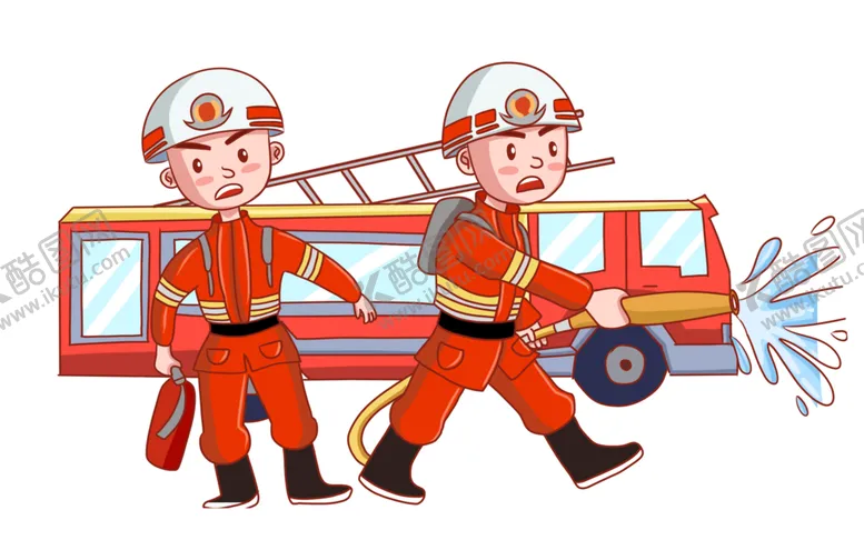 编号：44371502150620154648【酷图网】源文件下载-消防用火安全插画社区免抠