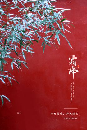 霜降海报