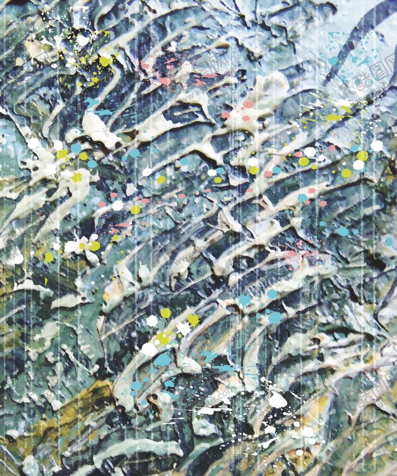 编号：86775009212307122157【酷图网】源文件下载-抽象油画