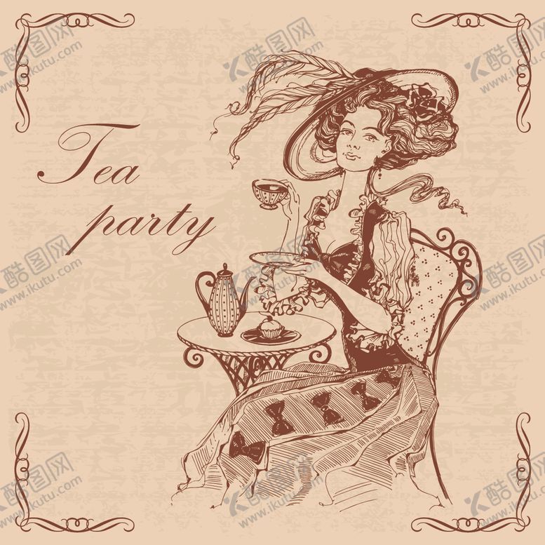 编号：84262409271701523529【酷图网】源文件下载-女性插画