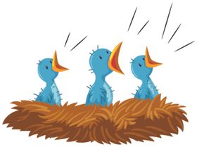 卡通鸟